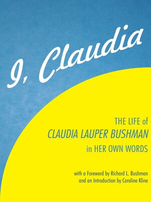 cover image of I, Claudia
